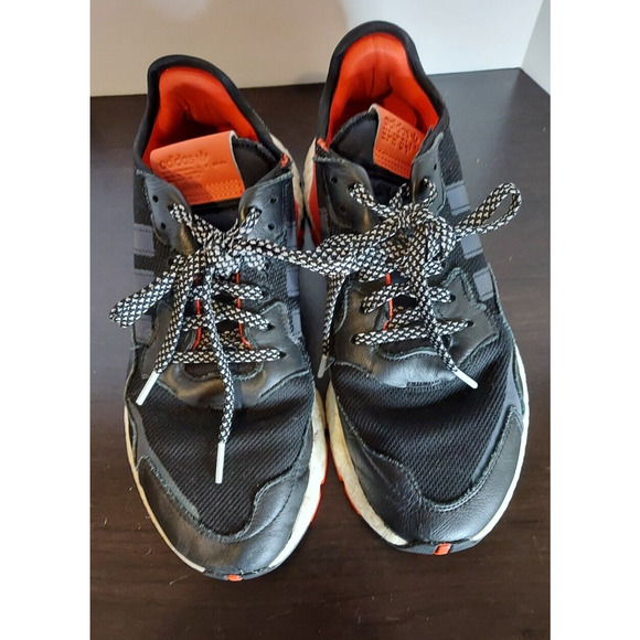 Adidas Mens Nite Jogger EG6750 Black Running Shoes Sneakers Size 8 - Picture 2 of 7